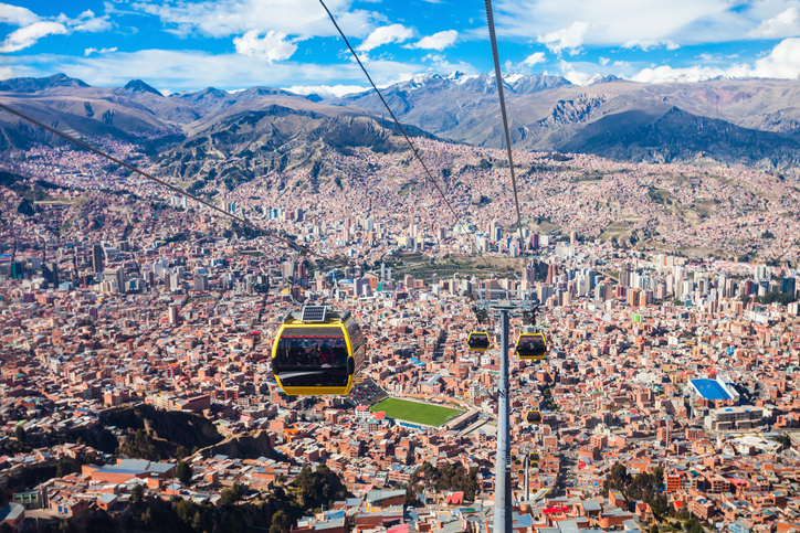 Bolivian cities: La Paz, Cochabamba and&nbsp;Sucre